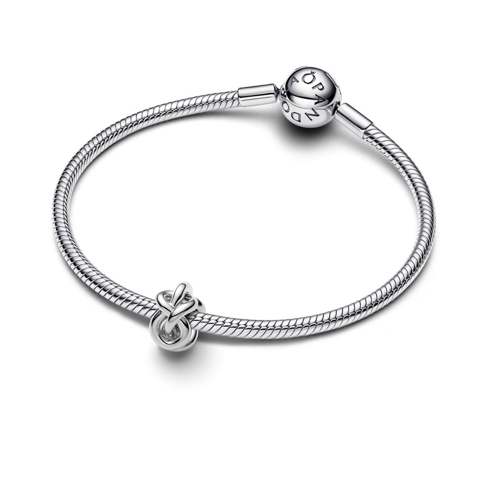 Pandora Silver Bracelet with Cherry Blossom Dangle Charm! - Picture 8 of 11